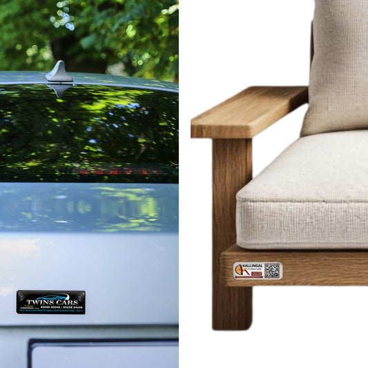 1x3 inch Dome Sticker