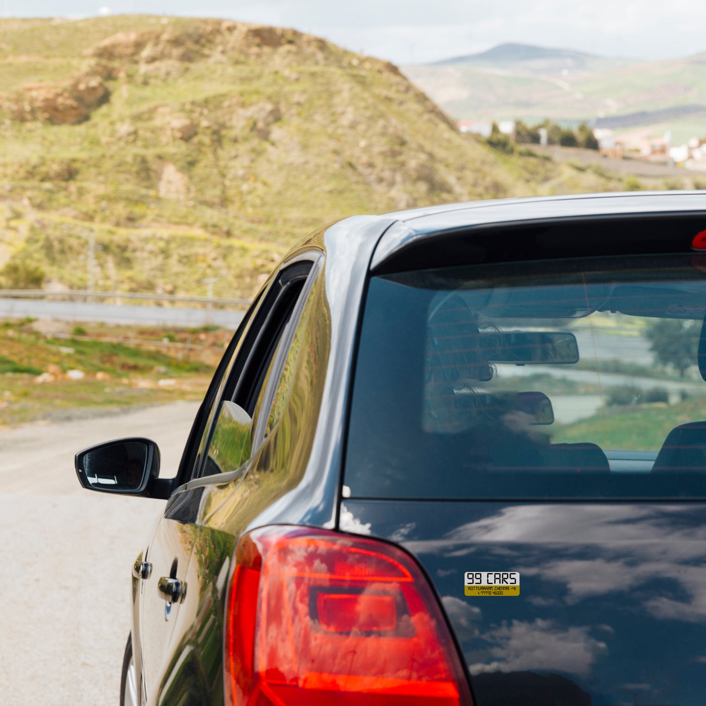 Car Decorators Reflective Dome stickers (1.5 x 2.5 inch)