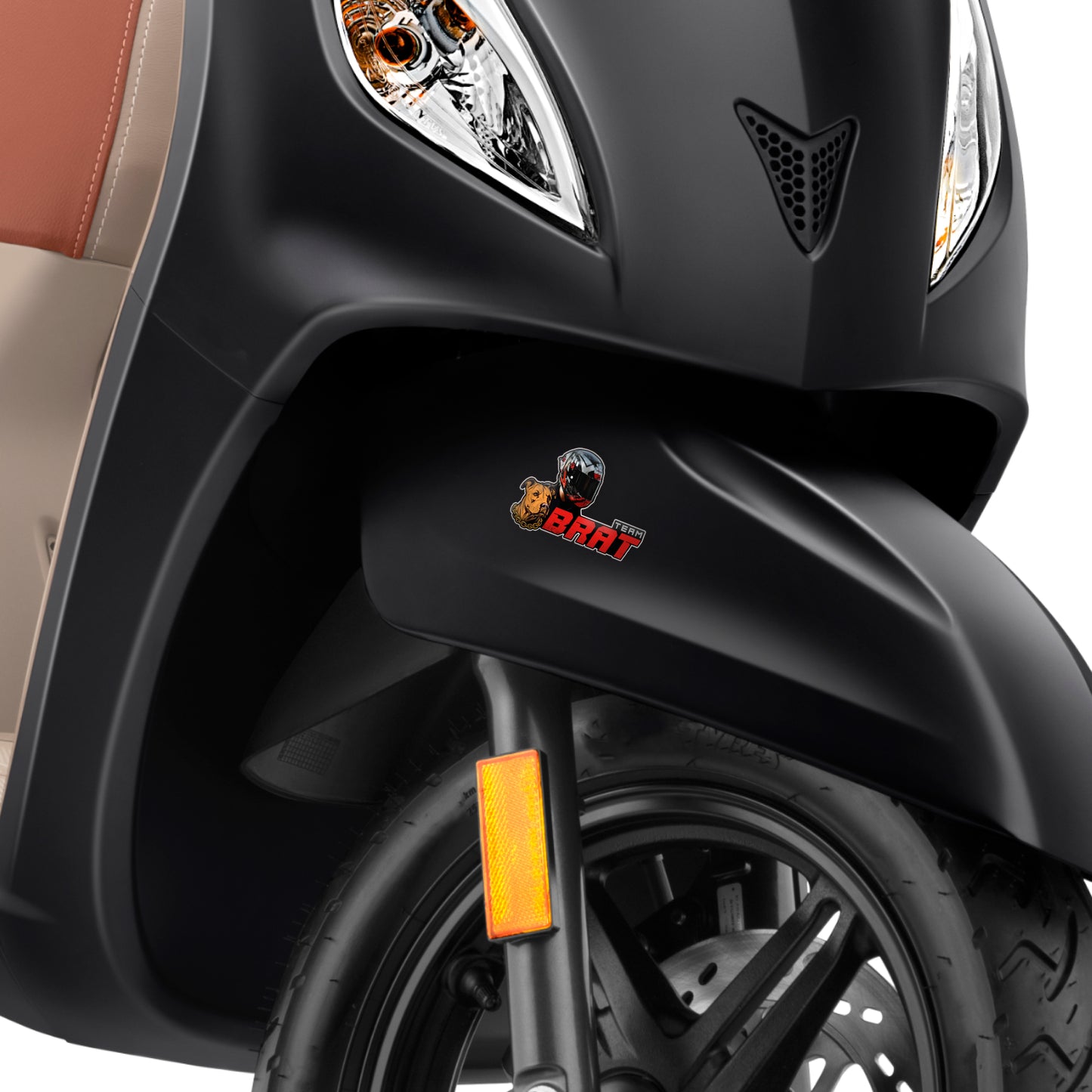 motorbike Reflective Dome stickers (1.5x2 inch)