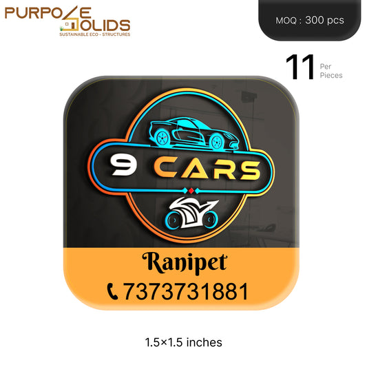 Car Decorators Dome stickers (1.5X1.5 INCH)