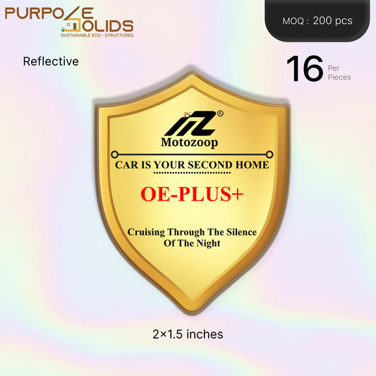 Car Decorators Reflective Dome stickers (2x 1.5 INCH)