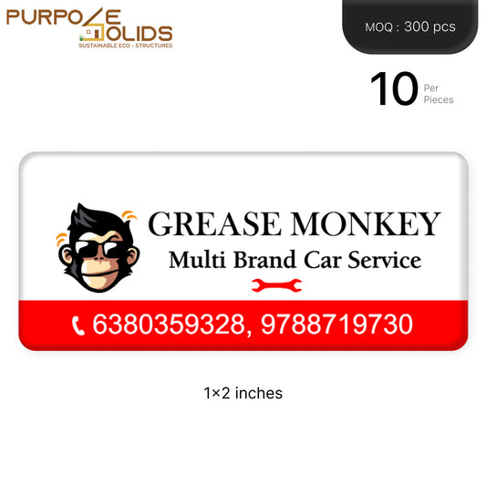 Car Decorators Dome stickers (1x2 inch)