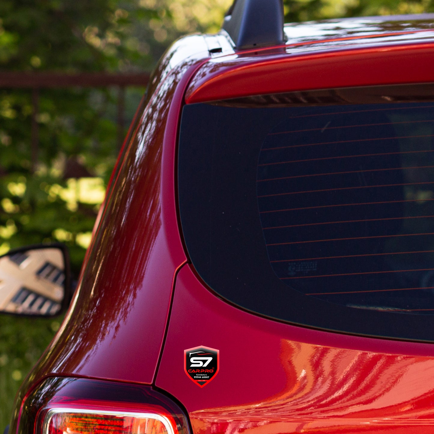 Car Decorators Reflective Dome stickers (3x2 inch)