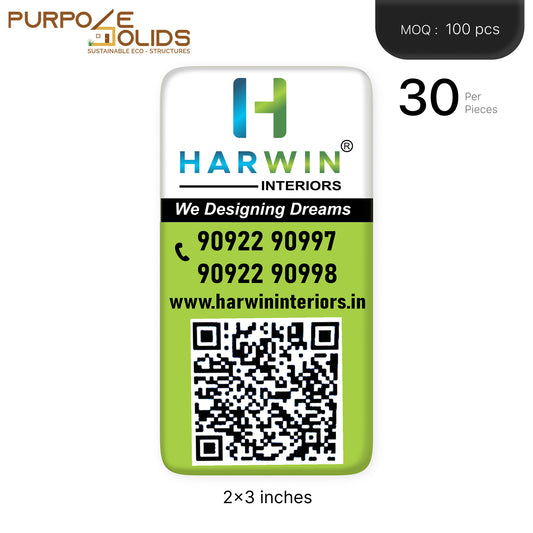 Interior Decarator Branding Dome Sticker (2x3 inch)